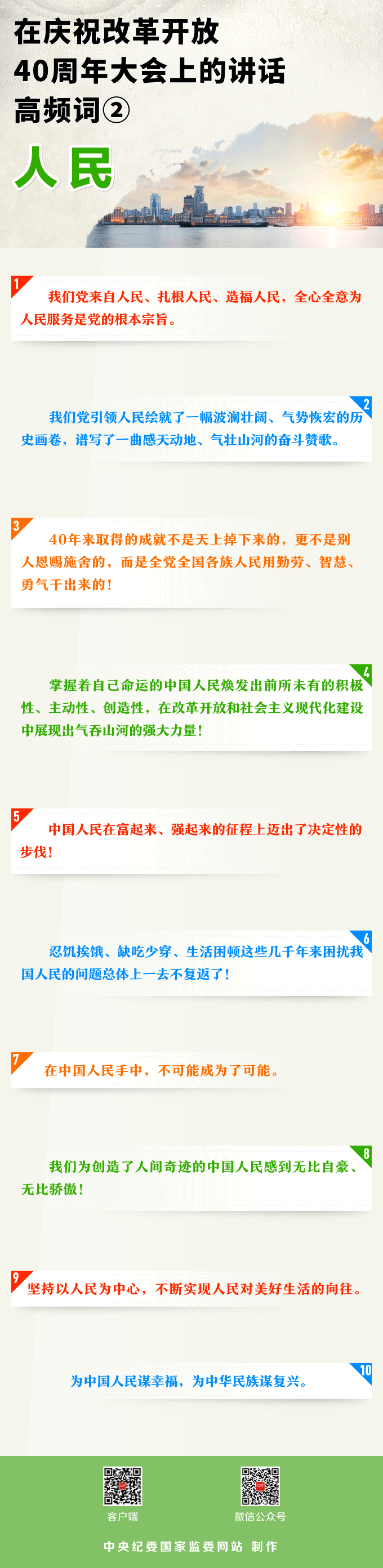 慶祝改革開放40周年大會講話中的高頻詞