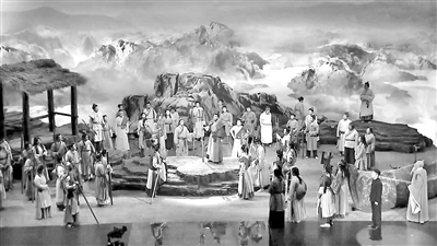 圖為劇中大禹治水的場(chǎng)景(視頻截圖)