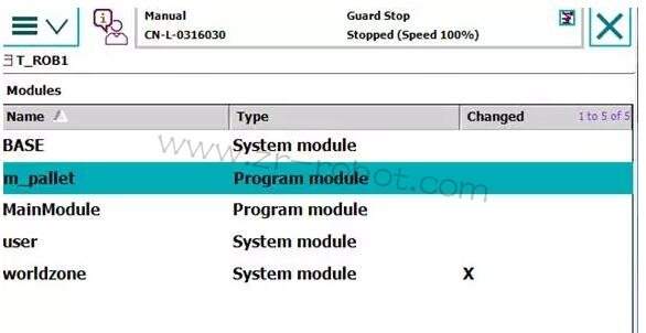 ABB機(jī)器人維修-ABB機(jī)器人創(chuàng)建碼垛程序